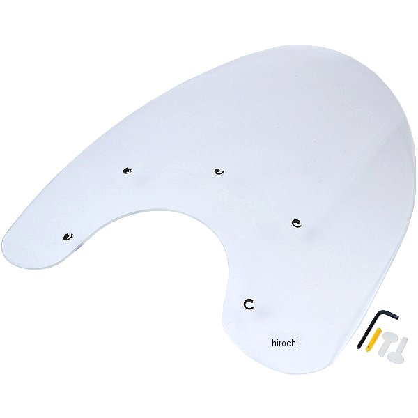 2310-0458 MEP6470 メンフィスシェード Memphis Shades シールド純正交換用 21インチ高 00年以降 FLSTF クリア