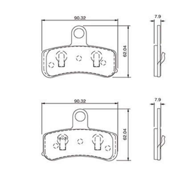 23134 デイトナ HD PAD(F) 12年-15年 ハーレー ダイナ