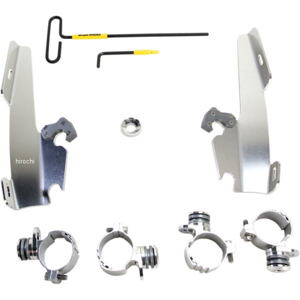 2320-0170 MEK1999 メンフィスシェード Memphis Shades 取付金具バットウィングフェアリング用 06年以降 XL1200L ポリッシュ