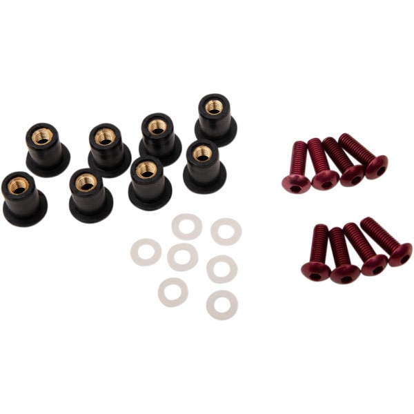 2321-0410 プーチ Puig ウィンドスクリーンスクリューキット レッド