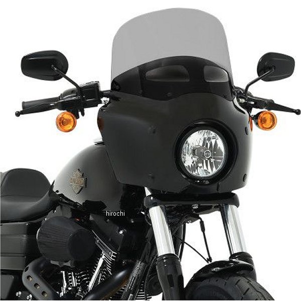 2350-0460 MEP87412 メンフィスシェード Memphis Shades シールド フェアリング ロードウォーリア用 ベント付 11"黒/スモーク