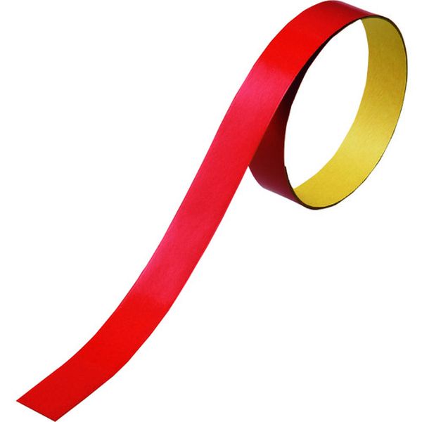 235102 106-7945 ヘルメット用ラインテープ(反射) 赤 HL-B(大) 15mm幅×700mm 10本組