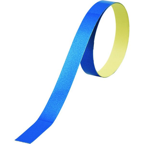 235114 ヘルメット用ラインテープ 青 HL-G(大) 15mm幅×700mm 10本組 反射タイプ