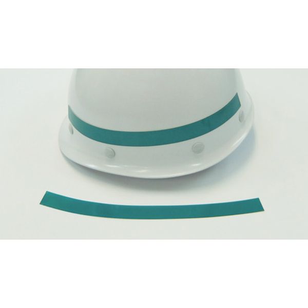 235145 ヘルメット用ステッカー 弓型ラインテープ(反射) 緑 HLY-G 20幅×260mm 10本組