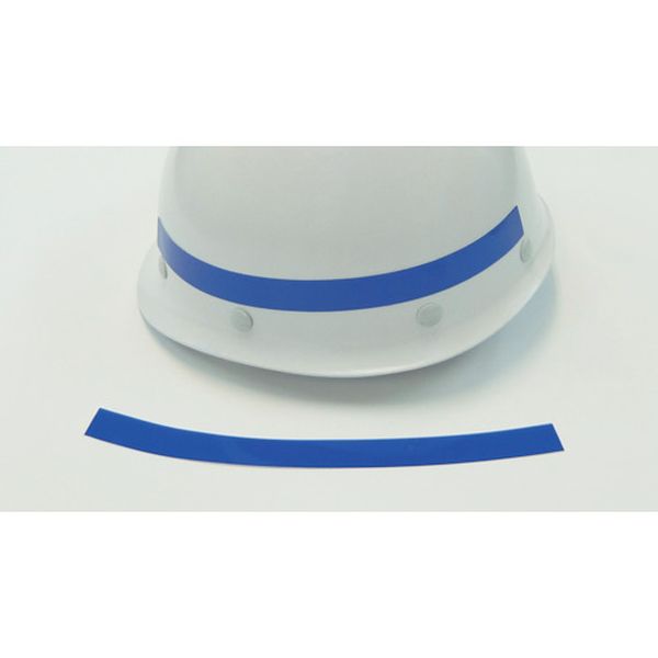 235146 ヘルメット用ステッカー 弓型ラインテープ(反射) 青 HLY-BL 20幅×260mm 10本組