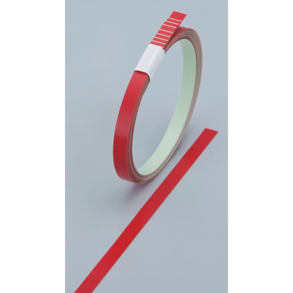 235308 ヘルメット用ラインテープ 赤 HLM-B(小) 10幅×700mm 10本組 無反射タイプ