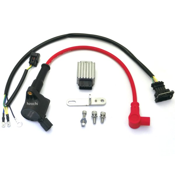 235710-04 ポッシュ POSH スーパーイグニッションコイルキット プラグコード付き グロム 赤