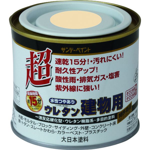 23M01 201-6209 サンデーペイント(株) サンデーペイント 水性つや有りウレタン建物用 白 200M