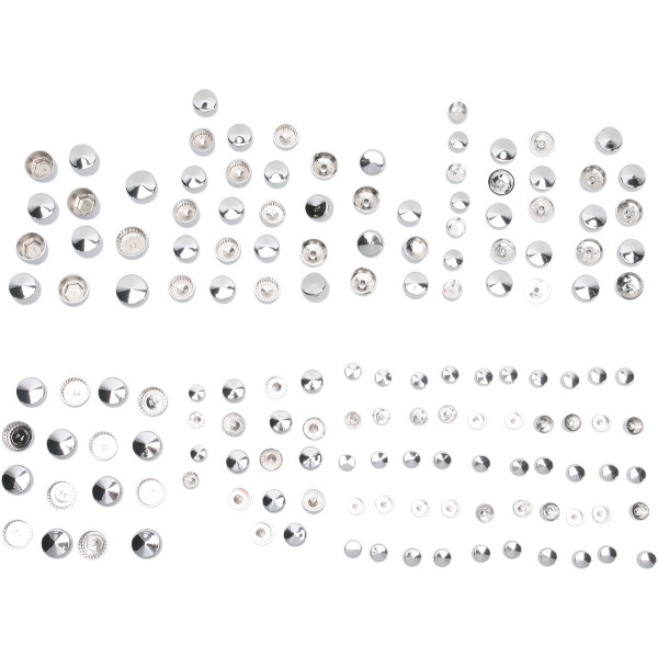 2401-0695 DRAG ボルトカバー デラックスキット 99年-08年 FLH クローム