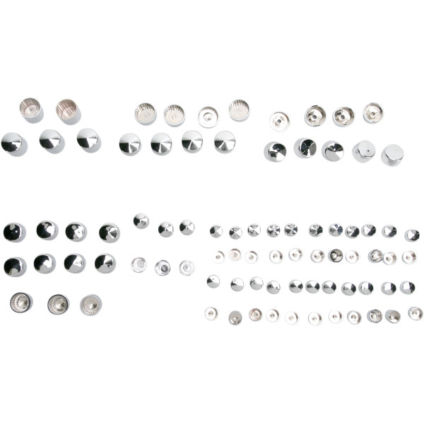 2401-0702 DRAG ボルトカバー スタンダードキット 99年-06年 FLH クローム