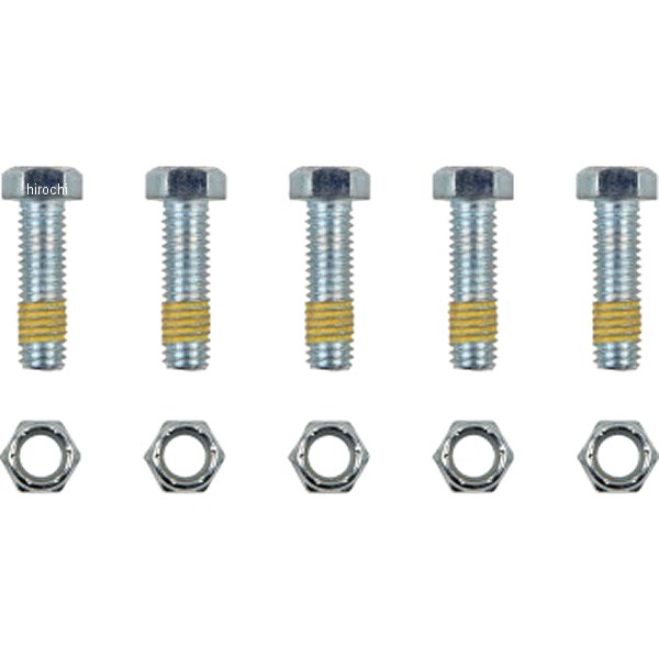 2401-1586 DRAG スクリュー プーリーハードウェアキット 7/16-14 ナット付き 91年-96年 FXST