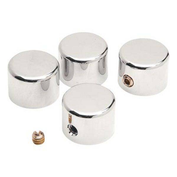 2402-0073 DRAG ヘッドボルトカバー 86年以降 Big Twin、XL クローム (4個入り)