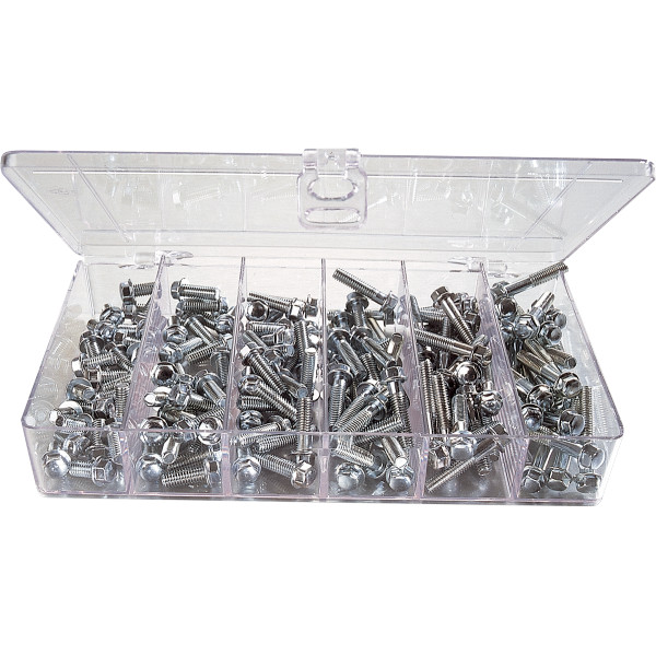 2402-0108 177190 TMV フランジヘッドボルト M6 詰め合わせセット 150個