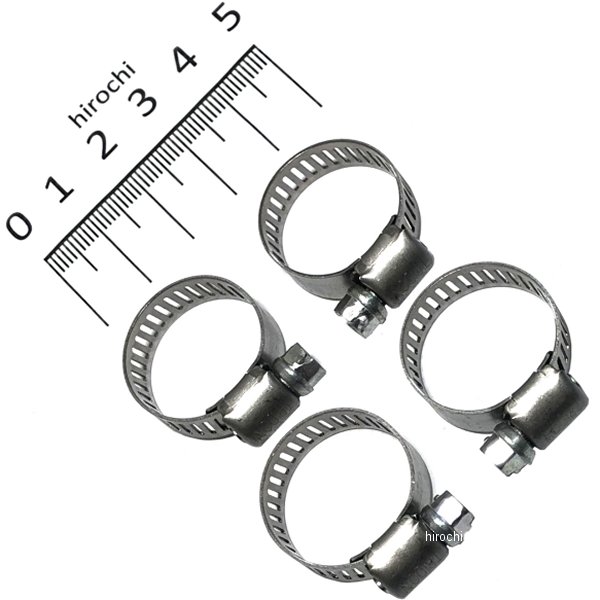 2402-0168 ムースレーシング MOOSE RACING ホースクランプ ステンレス 8-22mm (4個入り)