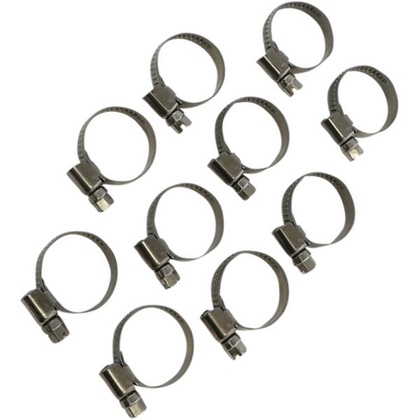2402-0269 パーツアンリミテッド Parts Unlimited ホースクランプ エンボス ステンレス 16mm-27mm 10個入り