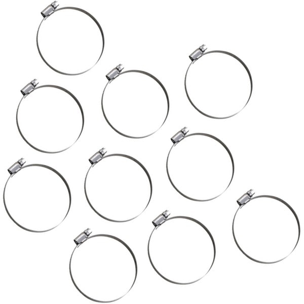 2402-0275 パーツアンリミテッド Parts Unlimited ホースクランプ エンボス ステンレス 60mm-80mm 10個入り