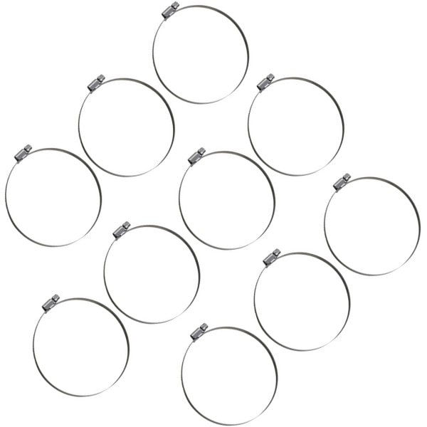 2402-0278 パーツアンリミテッド Parts Unlimited ホースクランプ エンボス ステンレス 100mm-120mm 10個入り