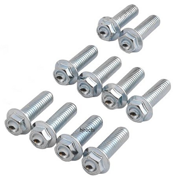 2404-0415 024-20830 ボルト BOLT 六角ヘッド フランジボルト ロープロファイル ディンプル M8 x 1.25 x 30 (10個入り)