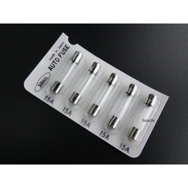2490 ビーアールシー BRC 純正管ヒューズ 15A 5個 80年-84年 CBX400F