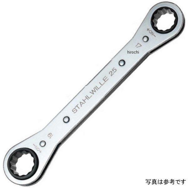 25-10X11 スタビレー STAHLWILLE 板ラチェットメガネ