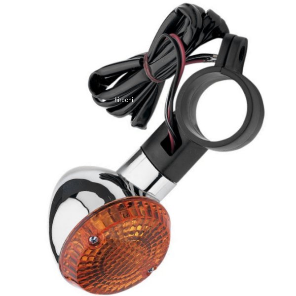 25-2202 K&S ケーアンドエス フロント ウインカー 左側 アンバー 96年-09年 バルカン VN1500、VN800、EN500C