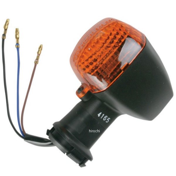 25-4165 K&S ケーアンドエス フロント ウインカー 左右共通 アンバー 94年-05年 YZF1000R、YZF750R 4JH-83310-11-00