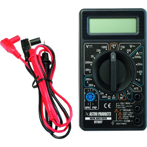 2001000009978 (株)ワールドツール アストロプロダクツ デジタルマルチテスター DT997