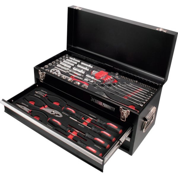 2012000001930 (株)ワールドツール アストロプロダクツ AP ツールセット TS193 ブラック 74点