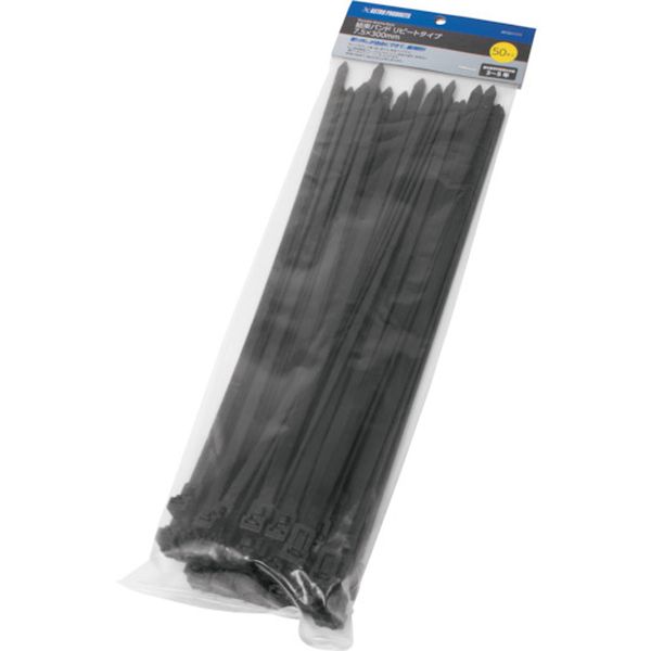 2026000011714 253-8023 AP 結束バンド リピートタイプ 7.5×300mm (50本入)