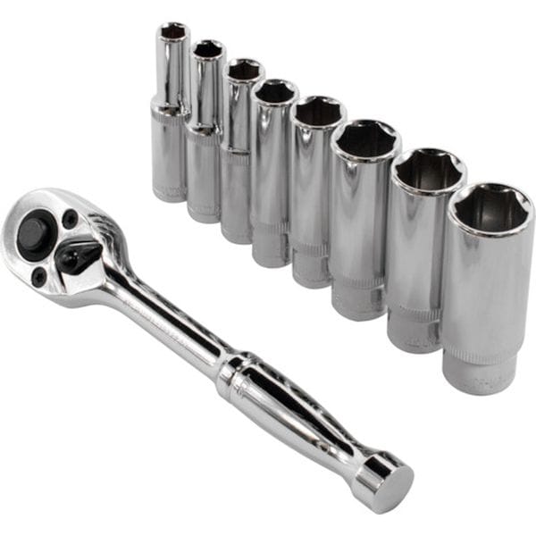 2002000032904 253-9577 AP 1/4DR ラチェットセット ディープ (9点組) TS290