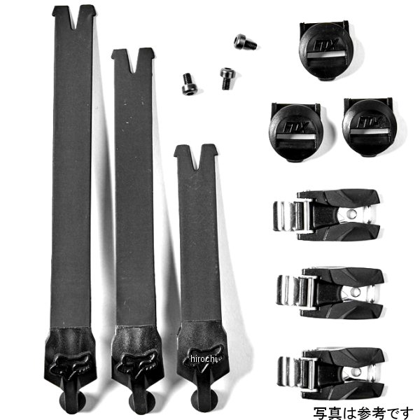 25431-001-OS フォックス FOX COMP ブーツパーツ X用 ストラップ/バックル/ストラップパス 黒