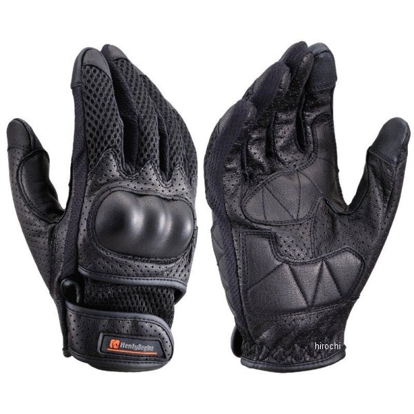 25861 HBG-073 ヘンリービギンズ HenlyBegins グローブ フルメッシュPRT 黒 Lサイズ