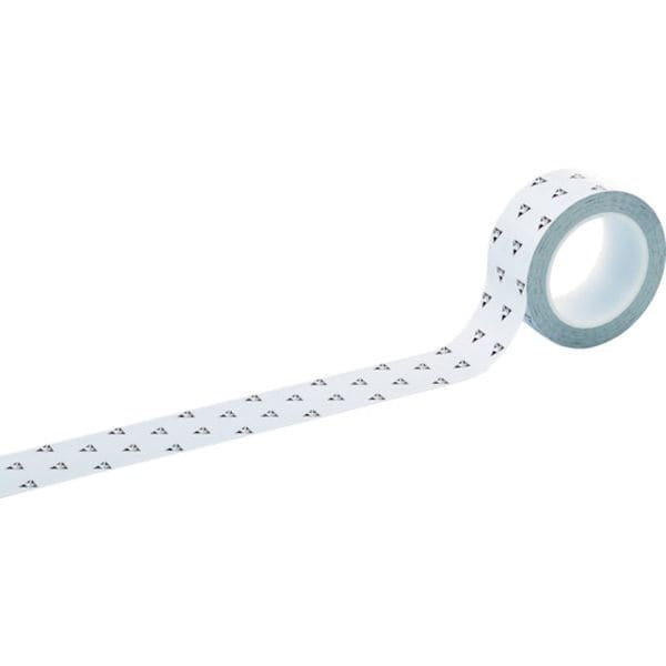 259021 479-3331 クリーンルーム用ラインテープ 白 HCPAS-50W 50mm幅×33m 帯電防止タイプ