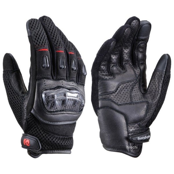 25906 HBG-116 ヘンリービギンズ HenlyBegins カーボンメッシュグローブ 黒 Lサイズ