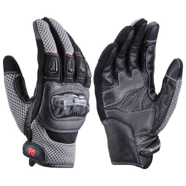 25911 HBG-116 ヘンリービギンズ HenlyBegins カーボンメッシュグローブ グレー XLサイズ