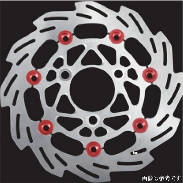 260050-03 シフトアップ ウェーブディスクローター 220mm グロム シルバー/赤