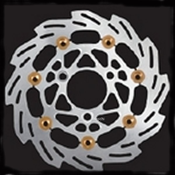 260054-03 シフトアップ ウェーブディスクローター 220mm グロム シルバー/ゴールド