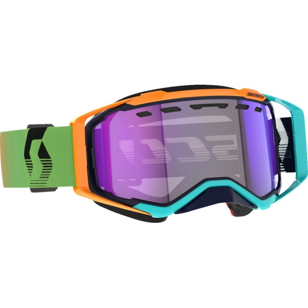 2601-3655 スコット SCOTT Prospect Snow Cross Light Sensitive ゴーグル オレンジ/青
