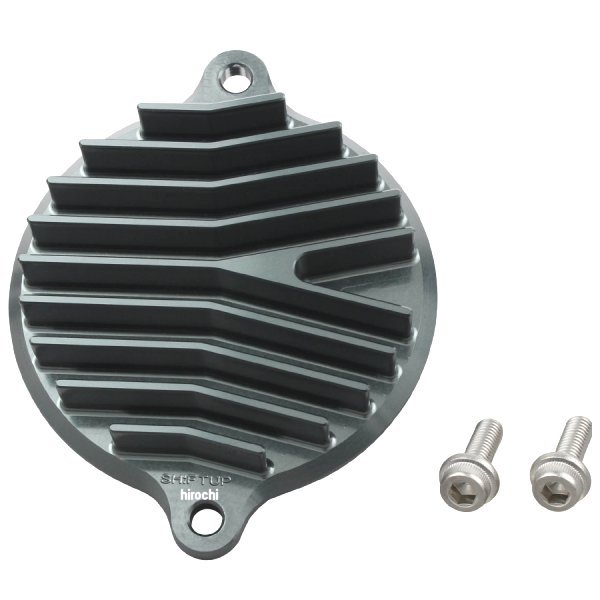 260113-09 シフトアップ ビレットビックフィンカムカバー ガンメタ