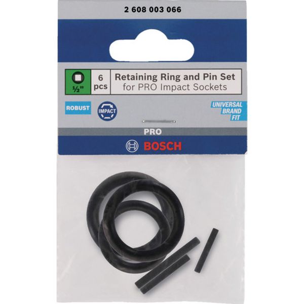2608003066 ボッシュ(株) ボッシュ インパクトレンチ用ソケット ピン＆リングセット1/2インチ