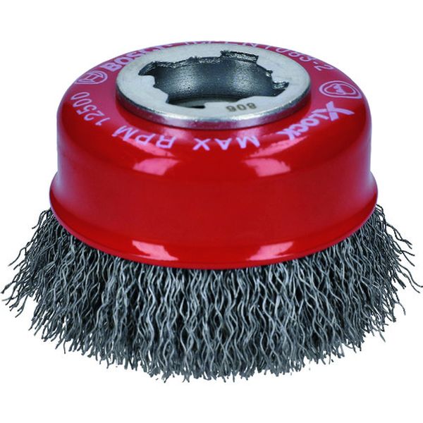 2608620725 ボッシュ(株) ボッシュ X-LOCKカップワイヤーブラシ75Φ鉄0.3mmストレート