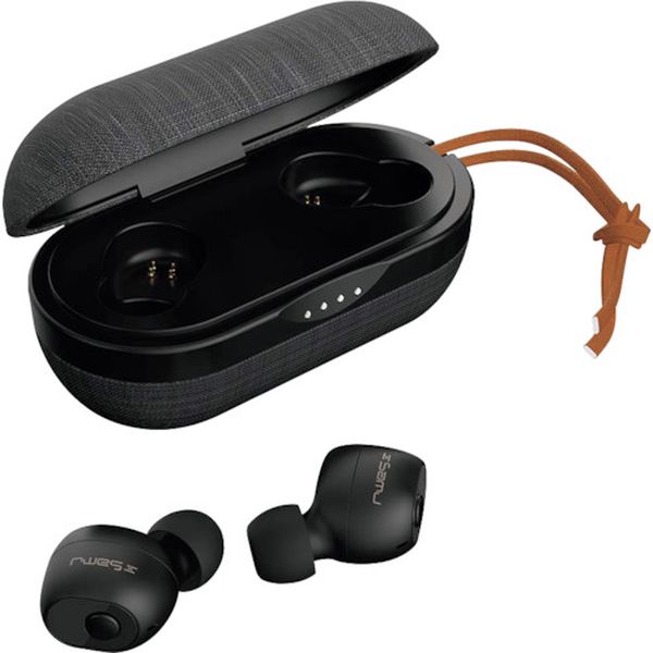 OWLSAMUSE04SBK 261-3622 完全ワイヤレスBluetoothイヤホン SAMU-SE04S ブラック