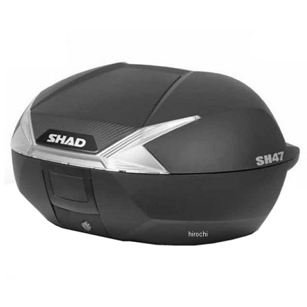 26591728 シャッド SHAD SH47 トップケース 汎用 ホワイト カーボン