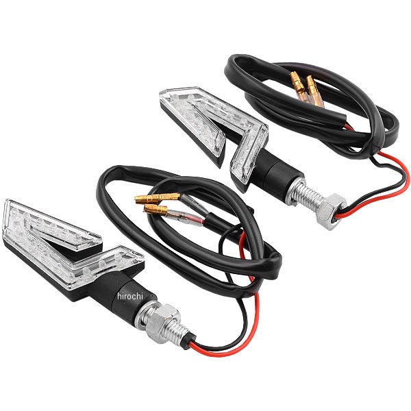 266286 バイクマスター BikeMaster LEDウインカー ディレクター アンバー/黒 左右ペア