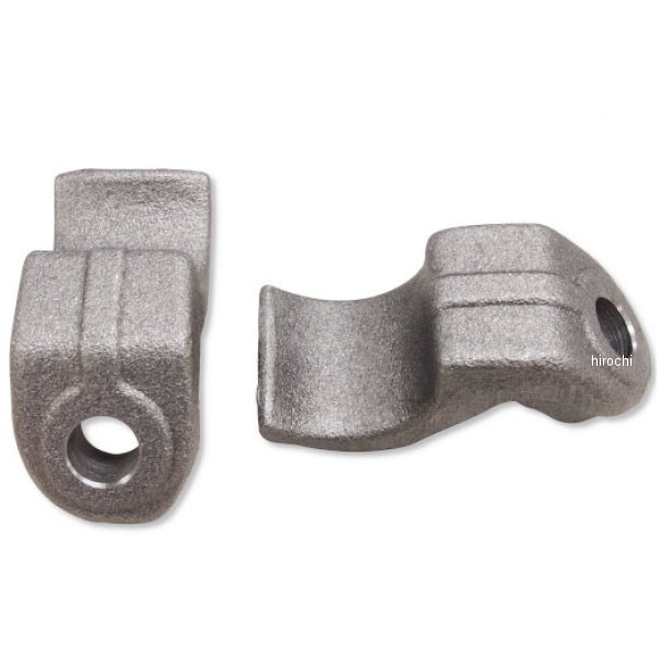 27-0664 ガッツクローム 溶接用フットボードタブ 1インチ用　【2個セット】