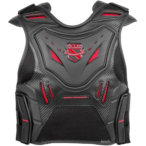 2701-0512 アイコン ICON ベスト アーマー STRYKER 黒 2XL-3XLサイズ (男女共用)