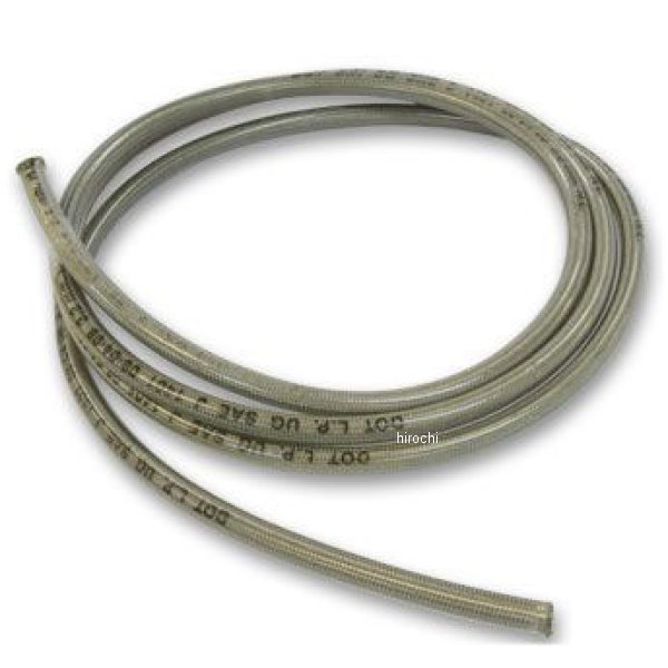2701-1002 ガッツクローム 【シルバー】ブレーキホース(単体)作成用 【10cm切り売り】