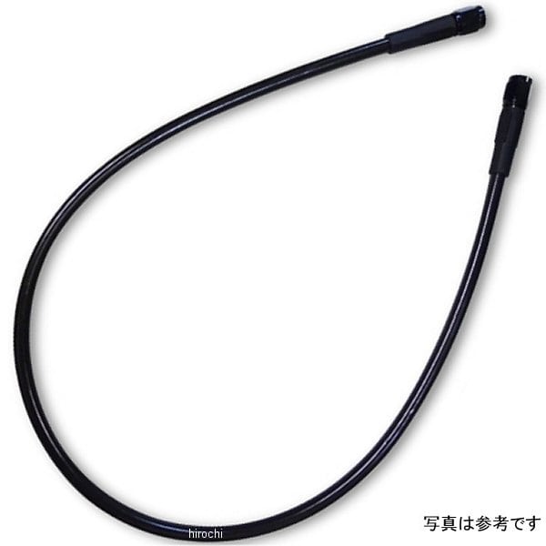 2702-1025 ガッツクローム ブレーキホース 19インチ(48.3cm) ブラックフィッティング
