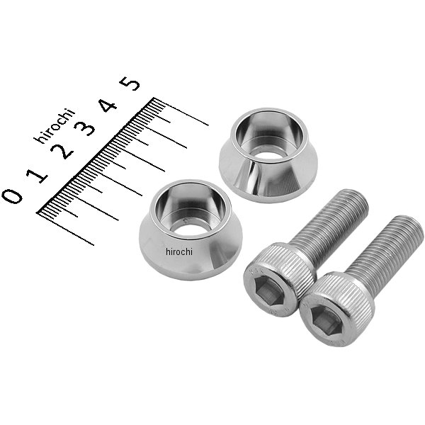 270306 ポッシュ POSH トップブリッヂ固定ボルトセット 93年-07年 モンキー、ゴリラ 2個入りセット クローム