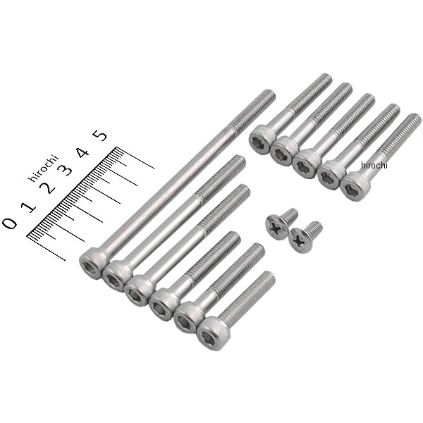 271807 ポッシュ POSH クランクケースカバーネジセット1セット ステンレス